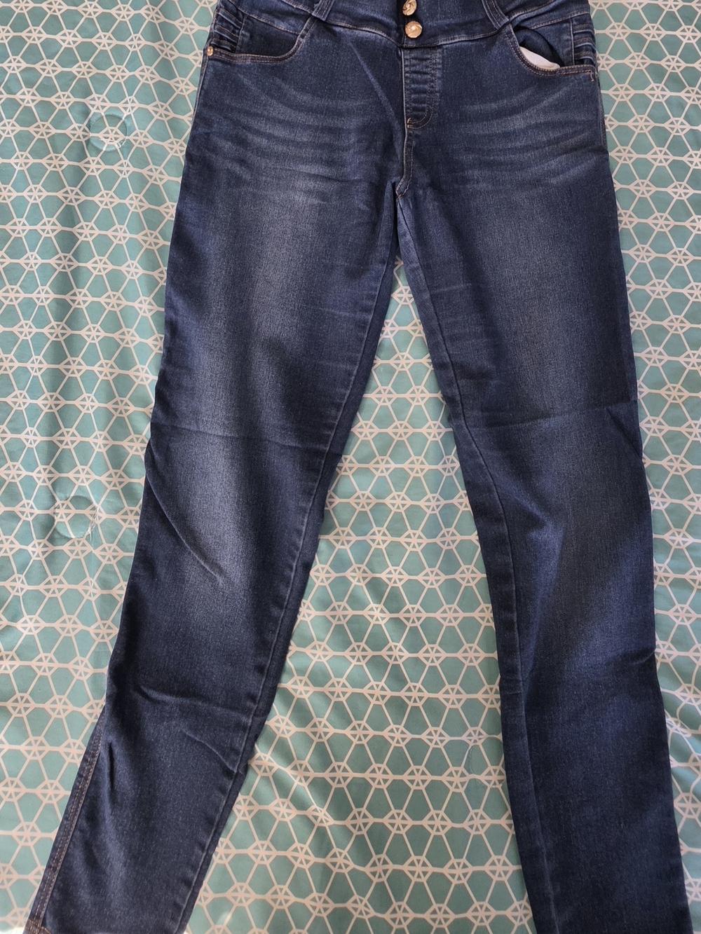 JVINI Dark Blue Skinny Jeans